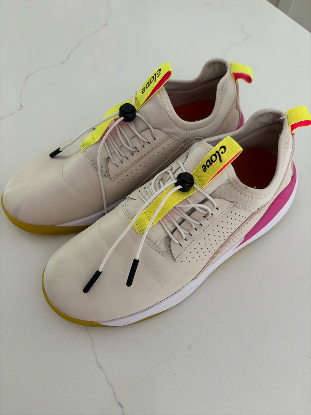 Clove Womens Size 10.5 Lemonade Comfort Shoes Healthcare Nursing Pink Yellow